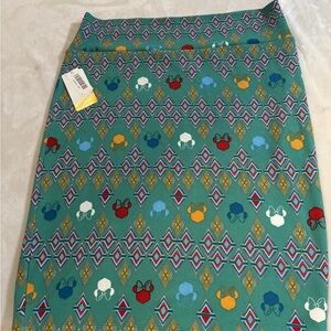 LuLaRoe Cassie Skirt with Disney Pattern